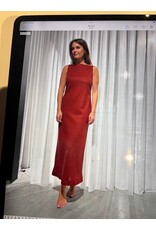 MARCH23 DRESS TRACE TERRACOTTA