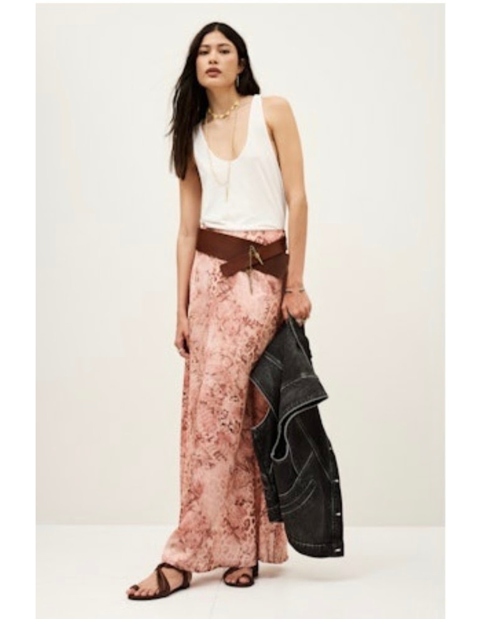 BA&SH JUPE CIRIA ROSE