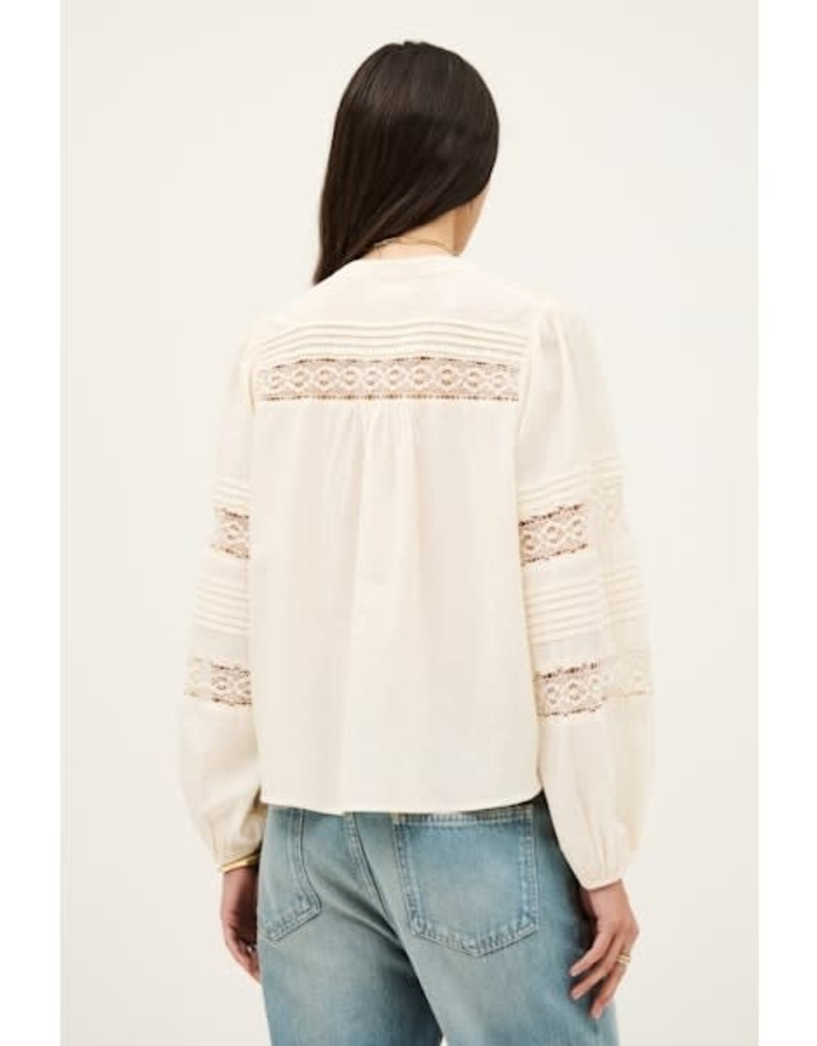 BA&SH BLOUSE NAMI ECRU