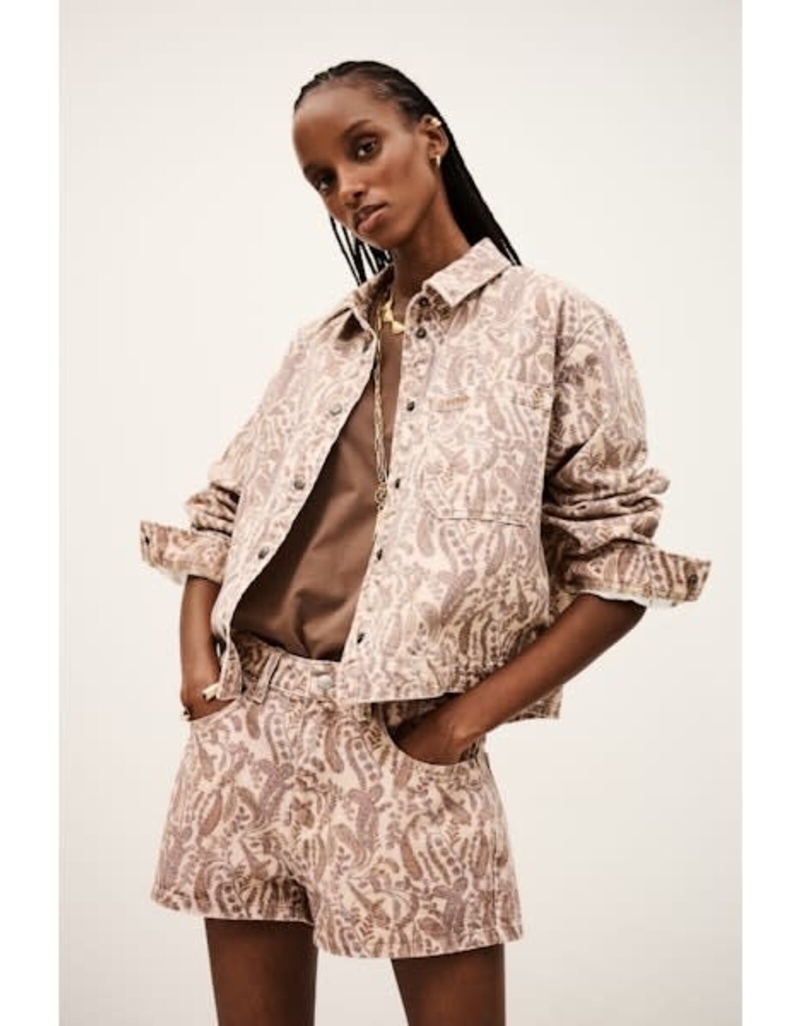 BA&SH VESTE TULLIA ECRU