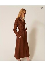 ACTITUDE TWIN SET 261AP2330 TRENCH CHOCOLA