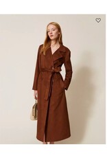 ACTITUDE TWIN SET 261AP2330 TRENCH CHOCOLA