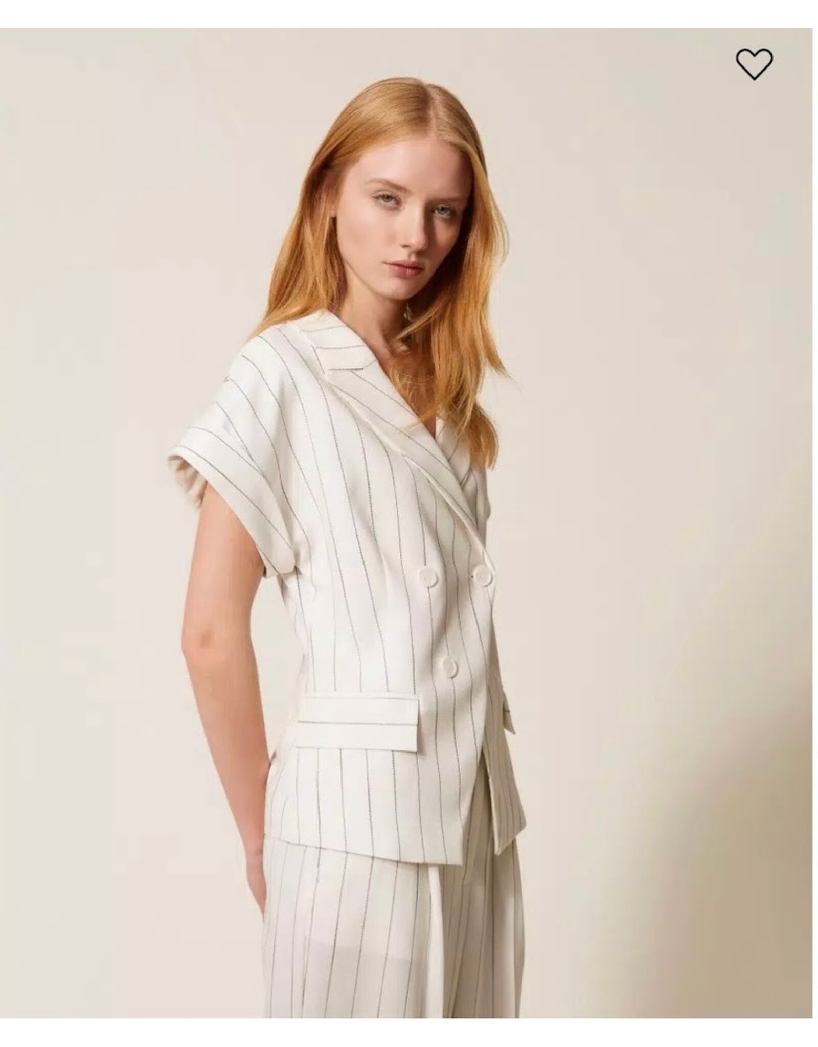 ACTITUDE TWIN SET 261AP2085 BLAZER OFF WHITE