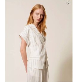 ACTITUDE TWIN SET 261AP2085 BLAZER OFF WHITE