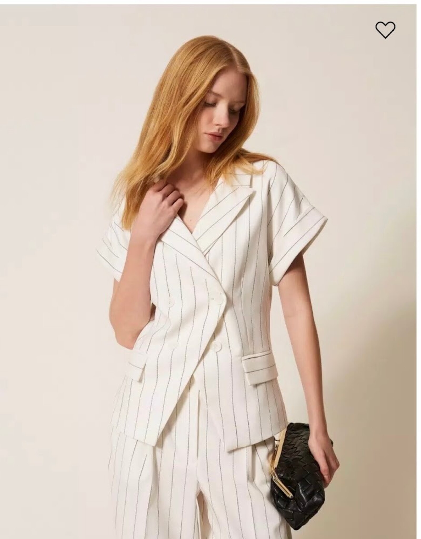 ACTITUDE TWIN SET 261AP2085 BLAZER OFF WHITE