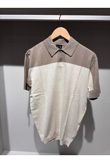 ARMANI EXCHANGE A/X XM002151 MAN KNITTED POLO CREAM -WINTER TWING
