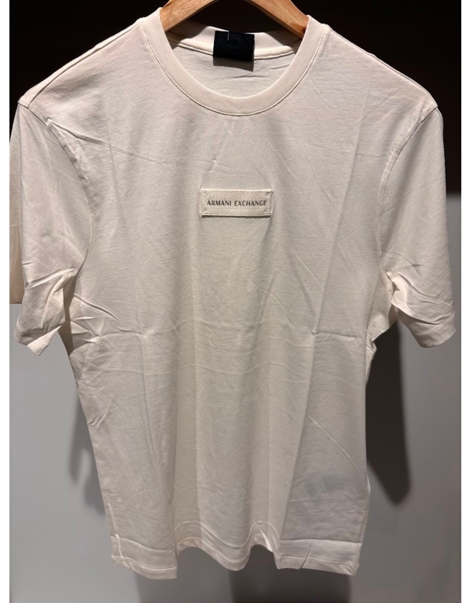 ARMANI EXCHANGE A/X XM002471 MAN JERSEY T-SHIRT CREAM