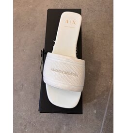 ARMANI EXCHANGE A/X XW002569 WOMAN SANDAL OFF WHITE+ISO