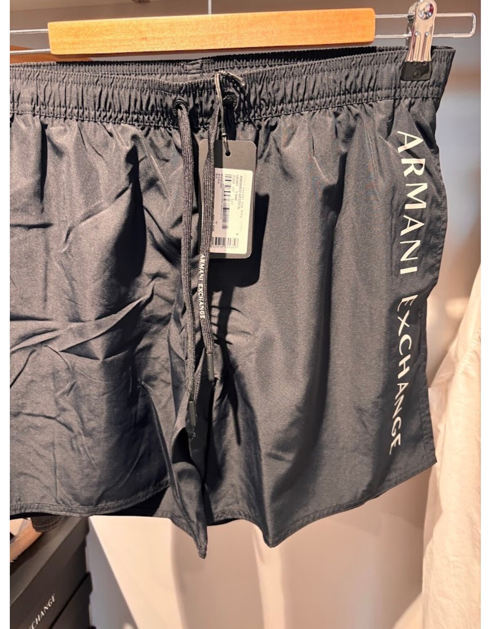 ARMANI EXCHANGE A/X XM000832 BOXER BEACHWEAR BLACK