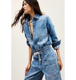 BA&SH COMBI MYRELLA BLUE JEANS