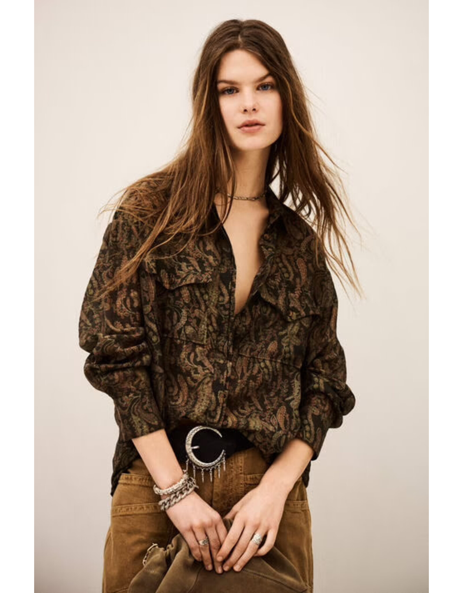 BA&SH CHEMISE TAO KAKI