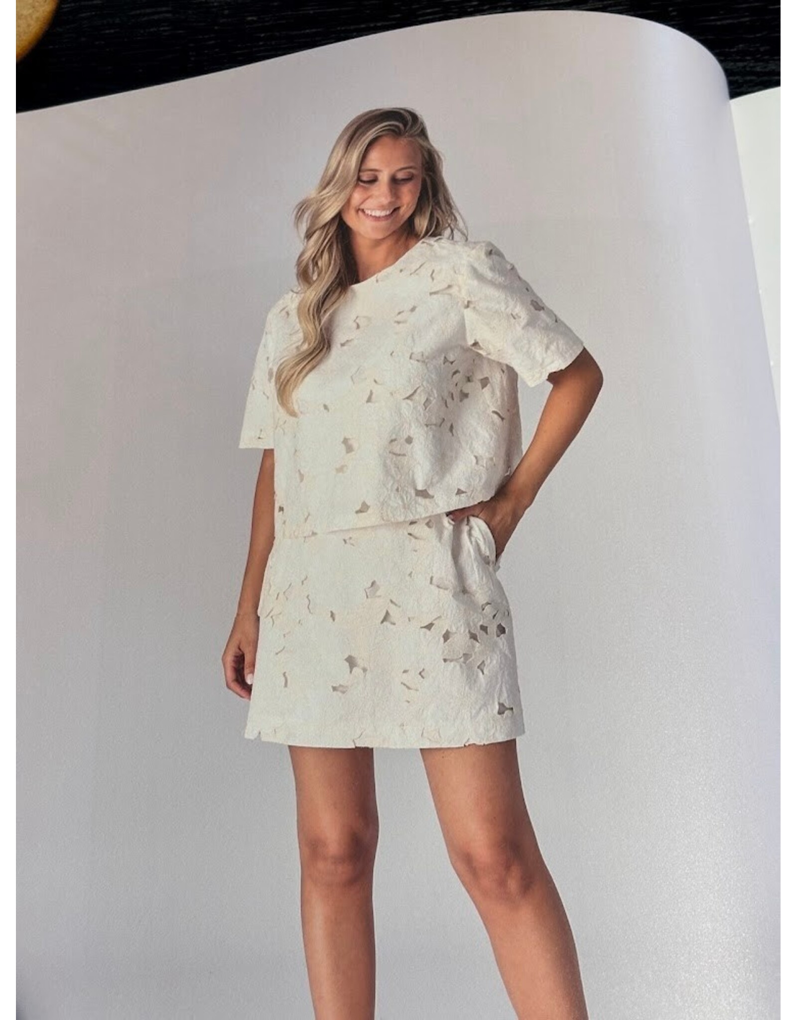 LALOTTI ROSIE SKIRT ECRU