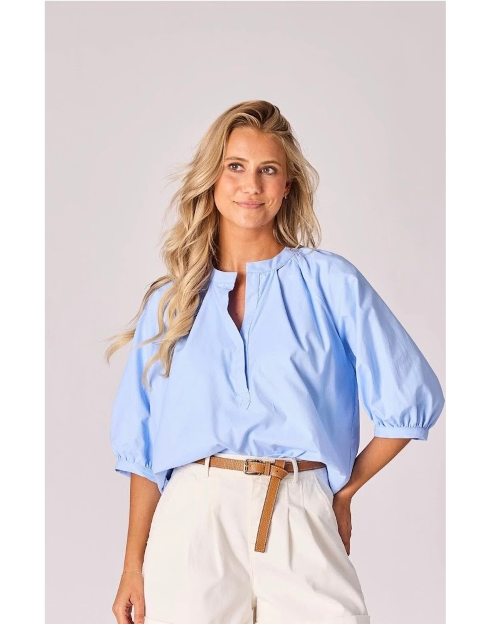 LALOTTI ARTI BLOUSE LIGHT BLUE