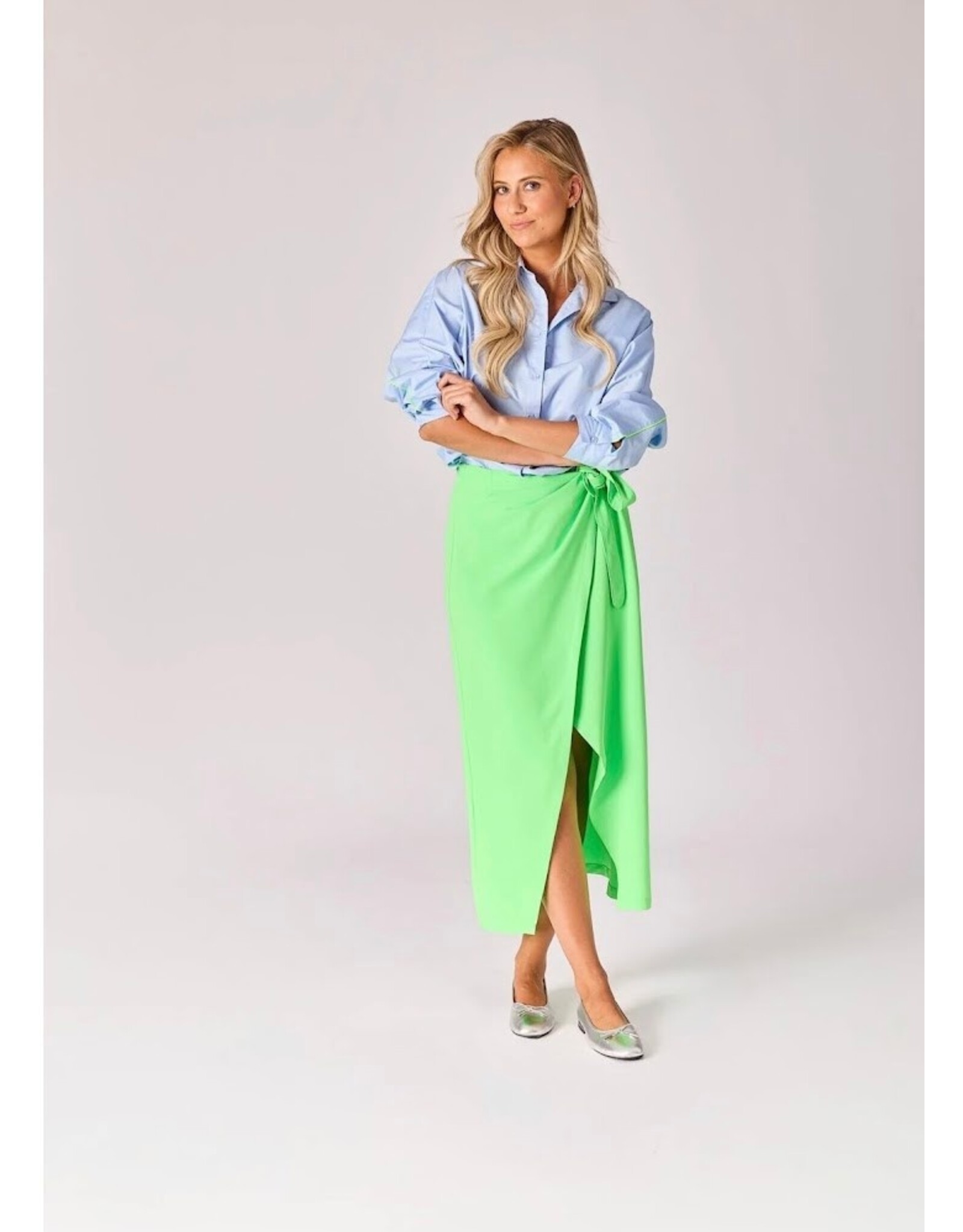 LALOTTI RELAY SKIRT NEON GREEN