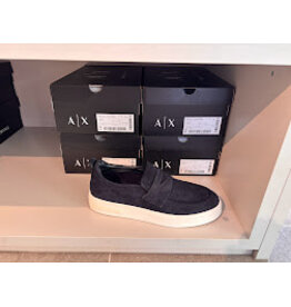 ARMANI EXCHANGE A/X XM002632 MAN LEATHER SNEAKER DEEP NAVY