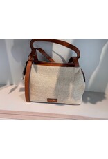 ARMANI EXCHANGE A/X XW002603 WOMAN SHOPPING BAG NATURAL SALINE CLAY