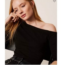 ACTITUDE TWIN SET 261AP2167 T-SHIRT NERO