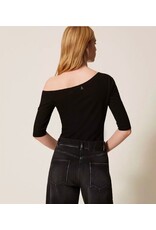 ACTITUDE TWIN SET 261AP2167 T-SHIRT NERO