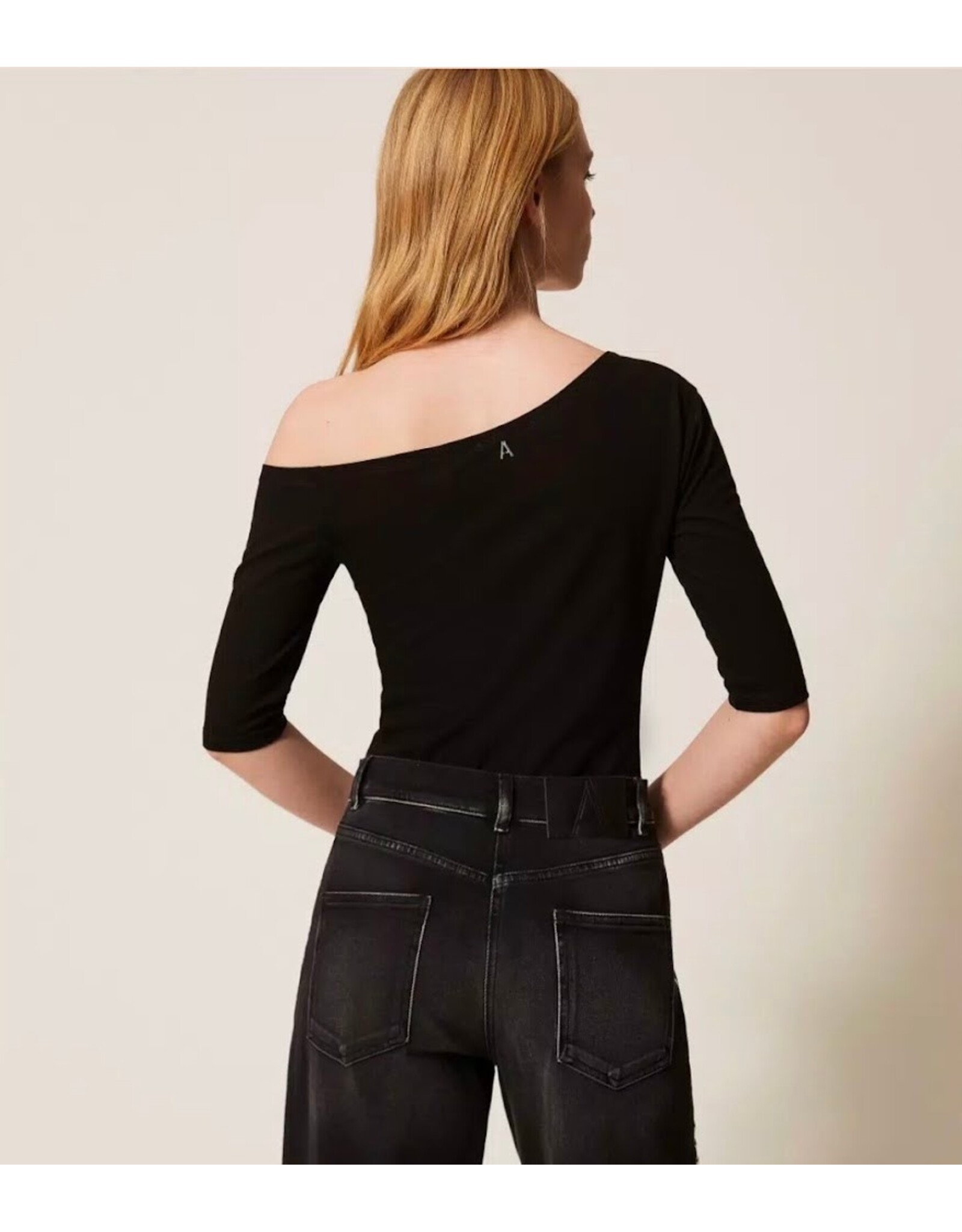 ACTITUDE TWIN SET 261AP2167 T-SHIRT NERO