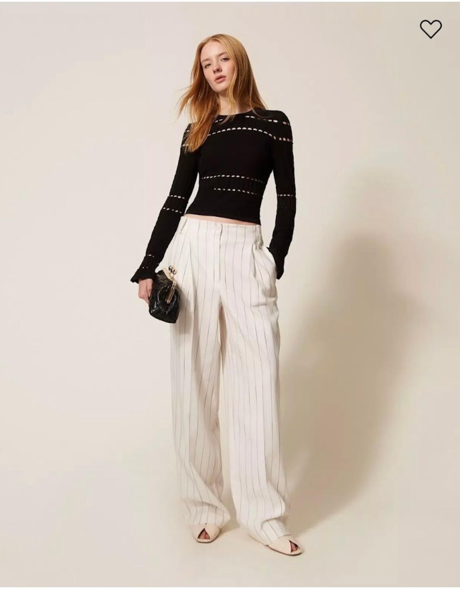 ACTITUDE TWIN SET 261AP3081 MAGLIA NERO