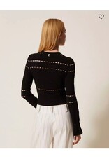 ACTITUDE TWIN SET 261AP3081 MAGLIA NERO