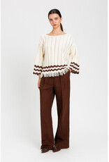 ACTITUDE TWIN SET 261AP3061 MAGLIA BIC MILK