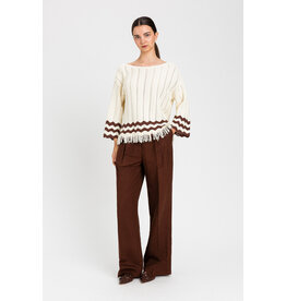 ACTITUDE TWIN SET 261AP3061 MAGLIA BIC MILK