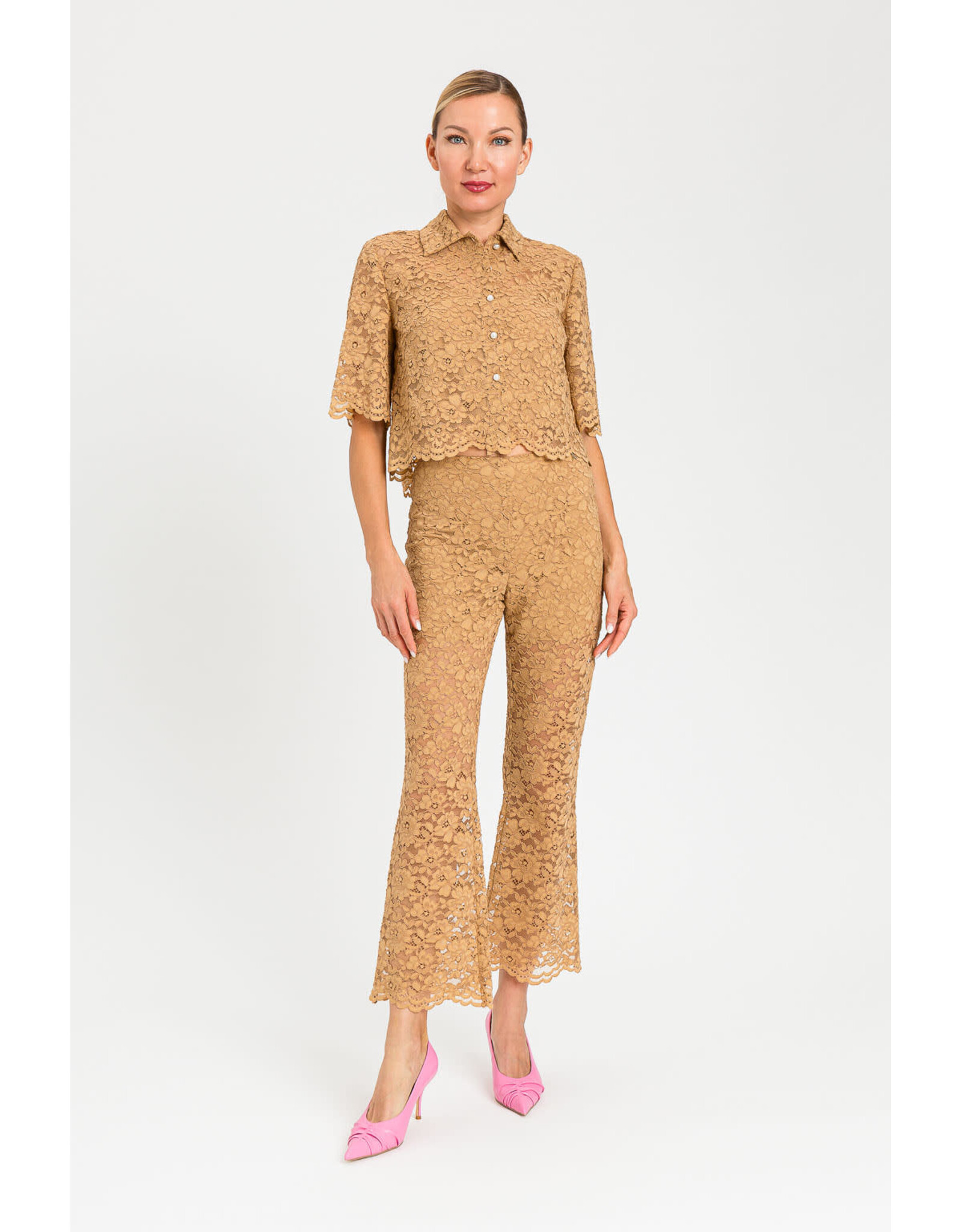 ACTITUDE TWIN SET 261AP2302 CAMICA DARK SAFARI