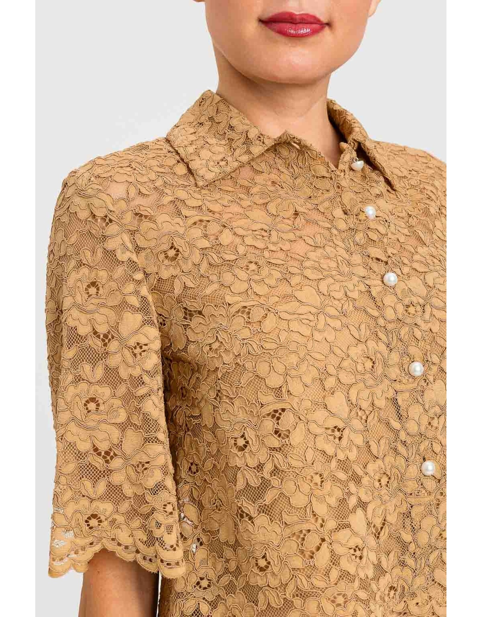 ACTITUDE TWIN SET 261AP2302 CAMICA DARK SAFARI