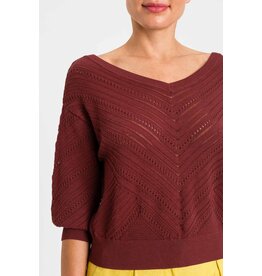 ACTITUDE TWIN SET 261AT3040 MAGLIA TERRA