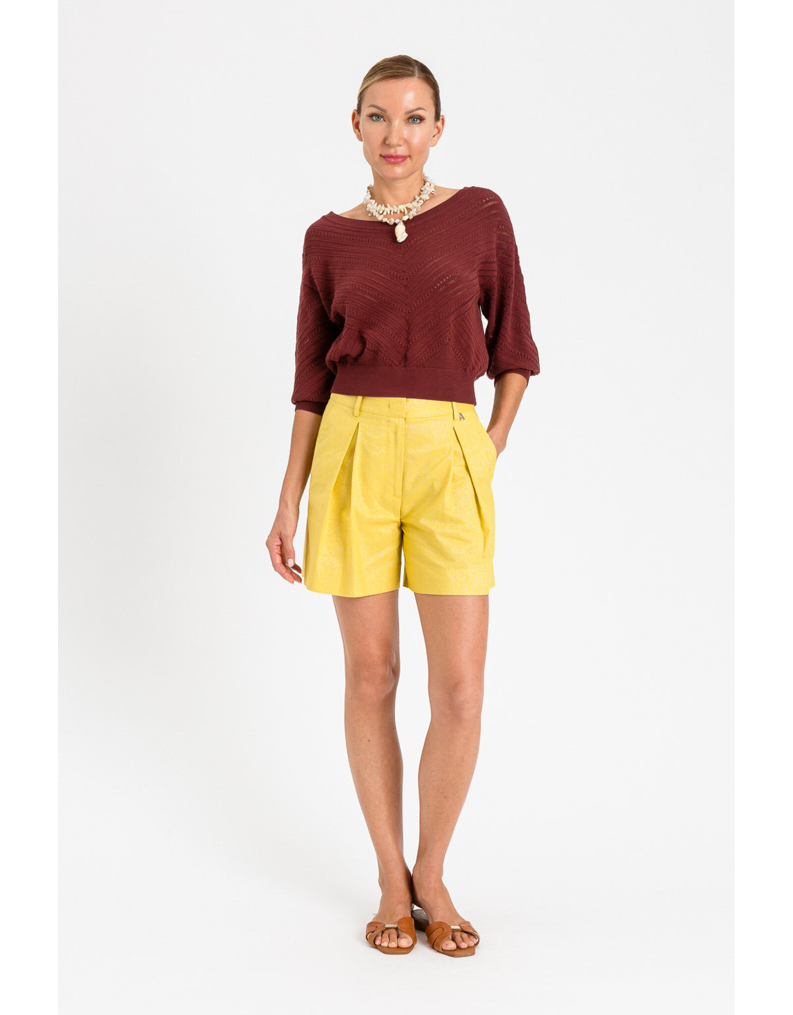 ACTITUDE TWIN SET 261AT3040 MAGLIA TERRA