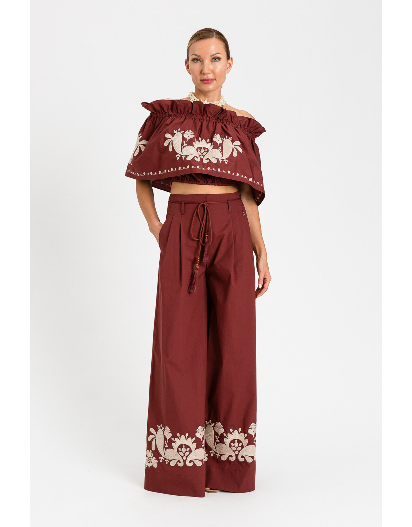 ACTITUDE TWIN SET 261AT2043 PANTALONE TERRA