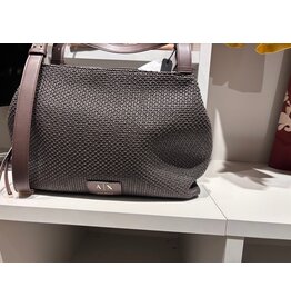 ARMANI EXCHANGE A/X XW002603 WOMAN WOVEN SHOPPING BAG DUSK SHADE