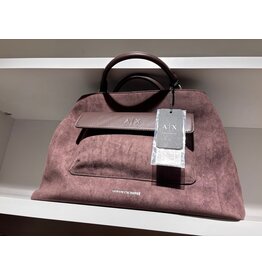 ARMANI EXCHANGE A/X XW001542 WOMAN WOVEN SHOPPING BAG DUSK SHADE