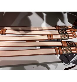 ARMANI EXCHANGE A/X XW002614 WOMAN PVC-PLASTIC BELT NATURAL