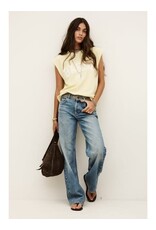 BA&SH SWEAT BEATA JAUNE