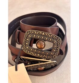 BA&SH CEINTURE BONI MARRON