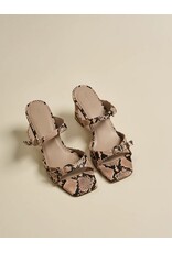 MARCH23 MONACO SANDAL HIGH HEEL BRONZE PYTHON