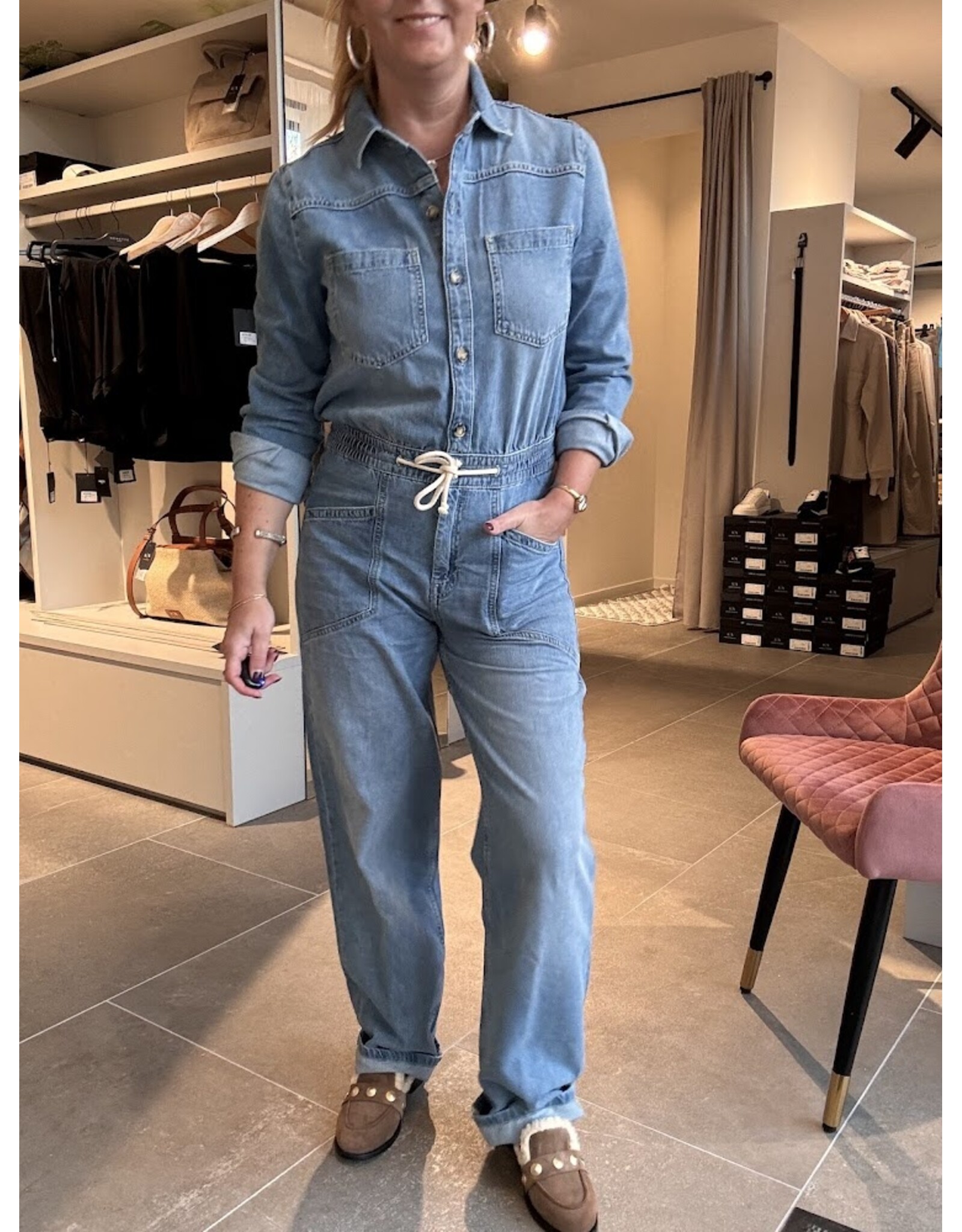 BA&SH COMBI MYRELLA BLUE JEANS