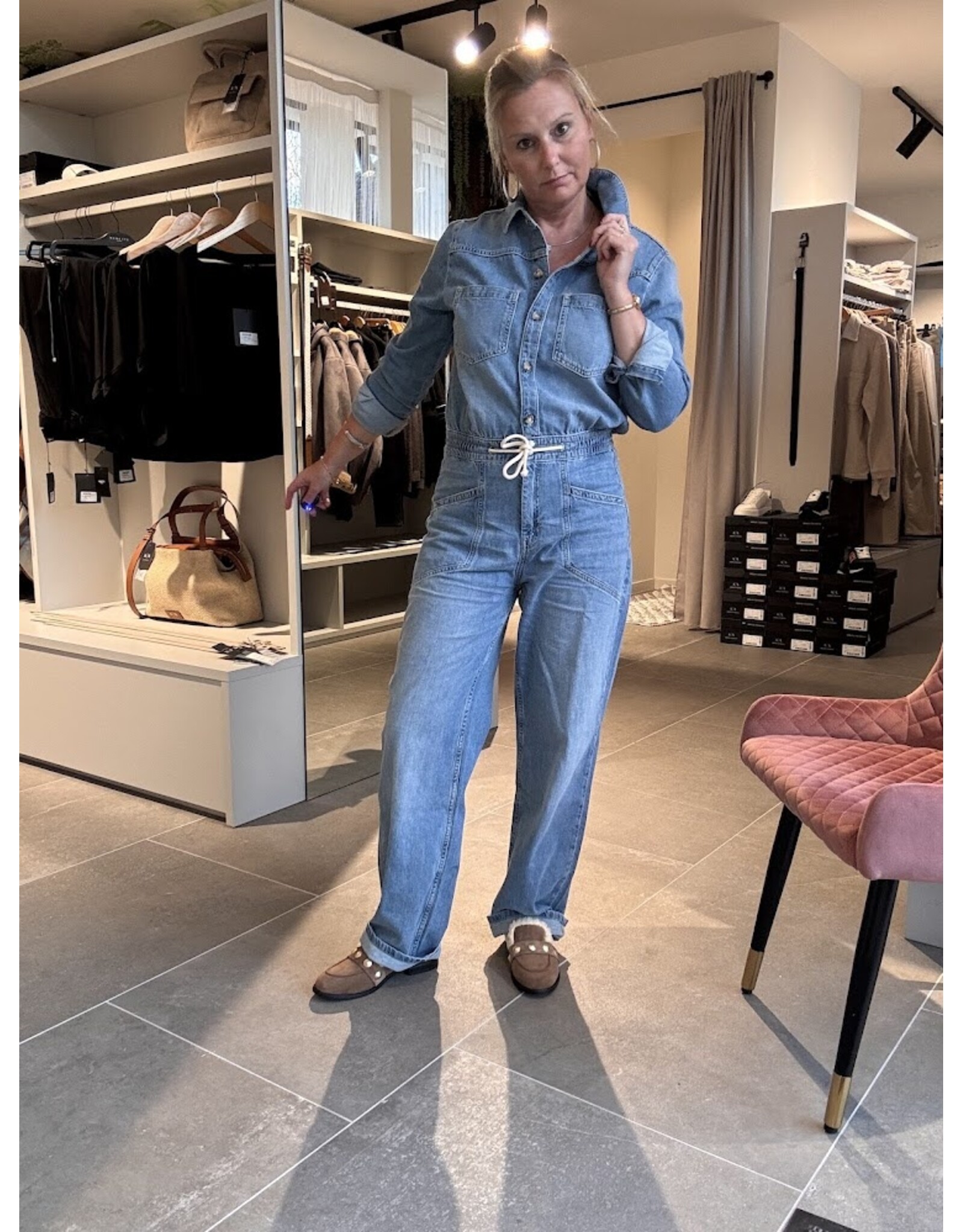 BA&SH COMBI MYRELLA BLUE JEANS