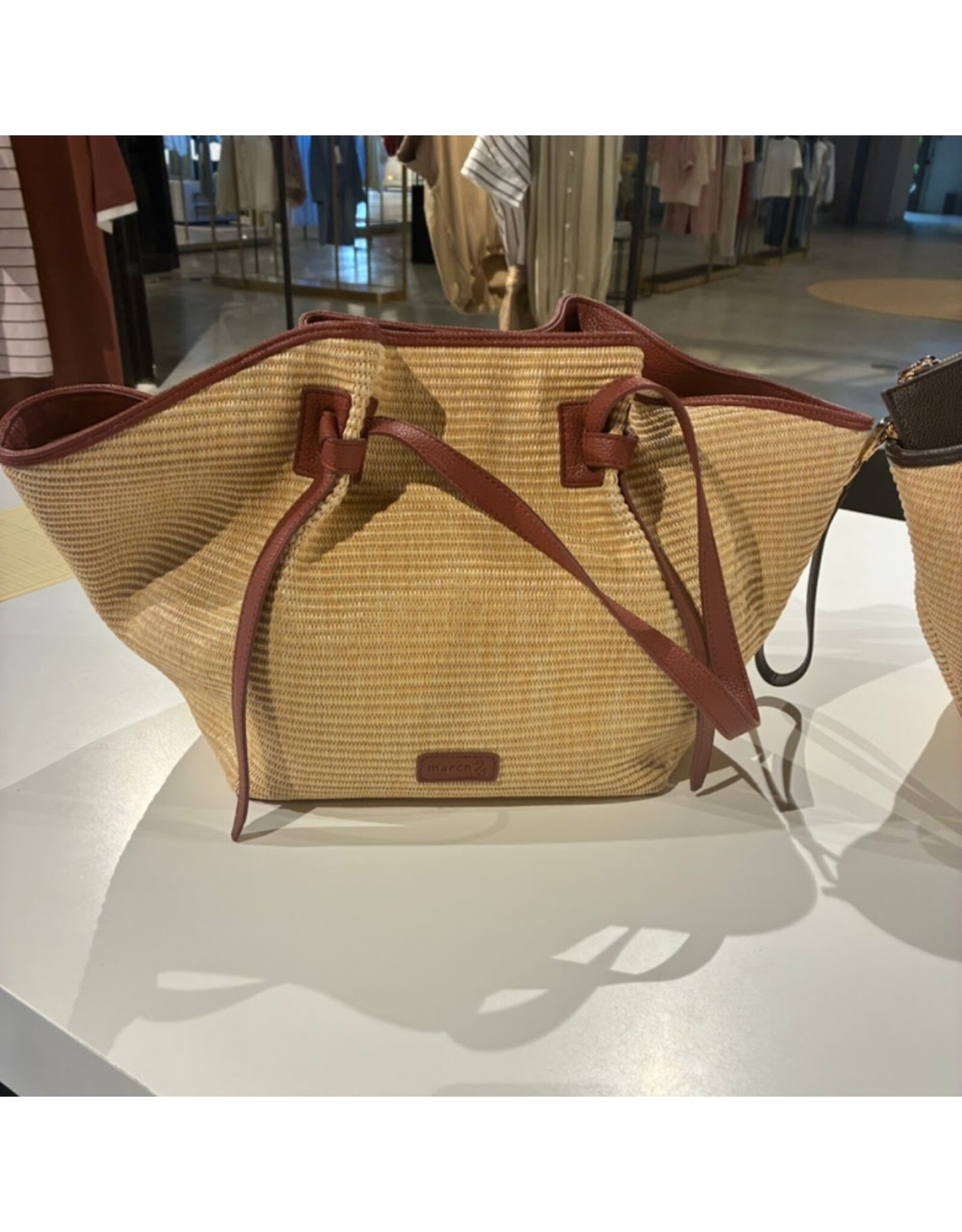 MARCH23 THE TOTE SIENNA RAFFIA