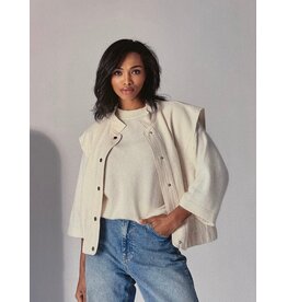 LALOTTI MILDRED BOMBER OFF WHITE