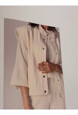 LALOTTI MILDRED BOMBER OFF WHITE