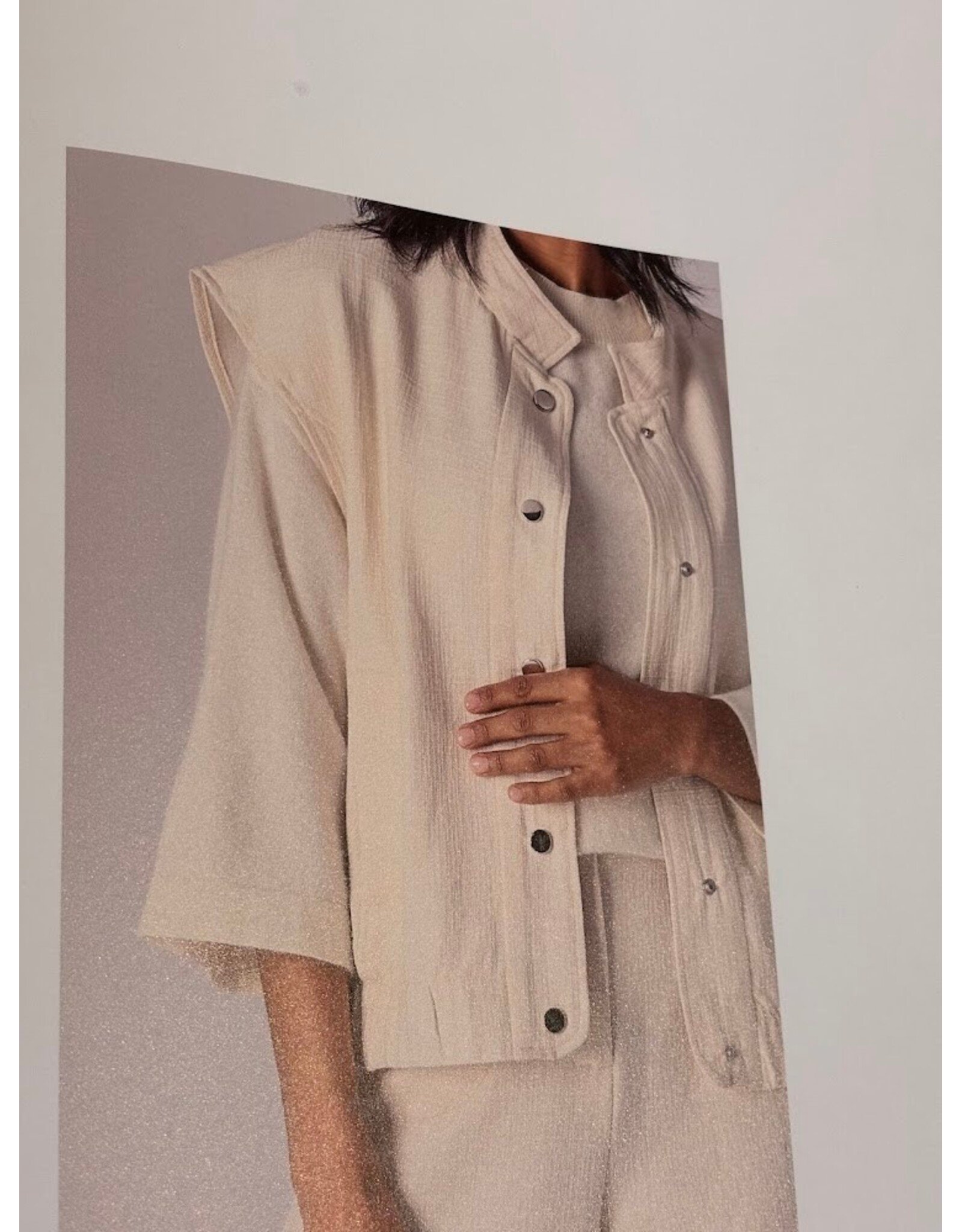 LALOTTI MILDRED BOMBER OFF WHITE