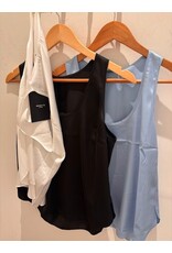 NENETTE 41BB-FRISBEE TOP SPALLA LARGA TESSUTO RASETTO POLY