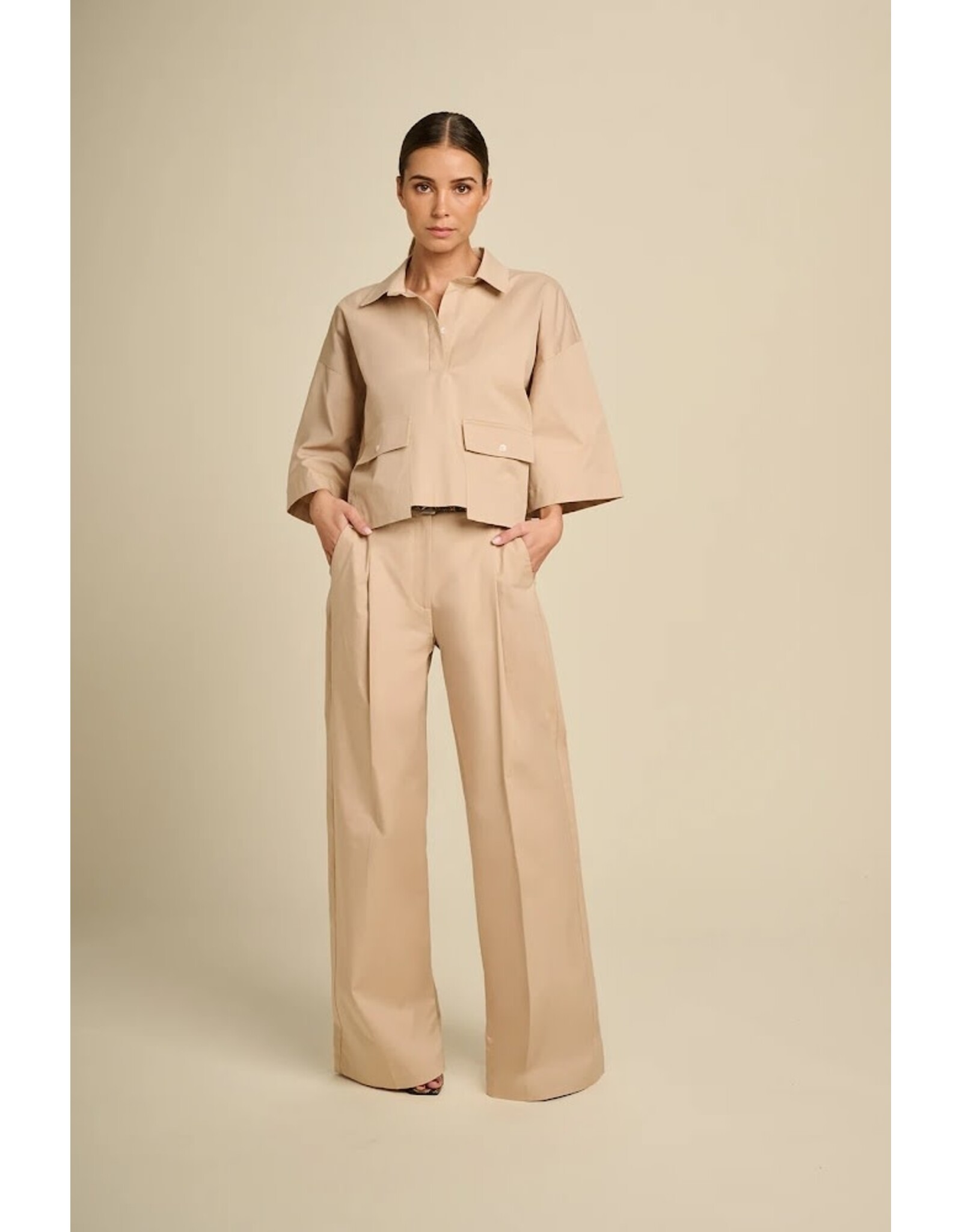 MARCH23 TROUSERS EDITH BEIGE