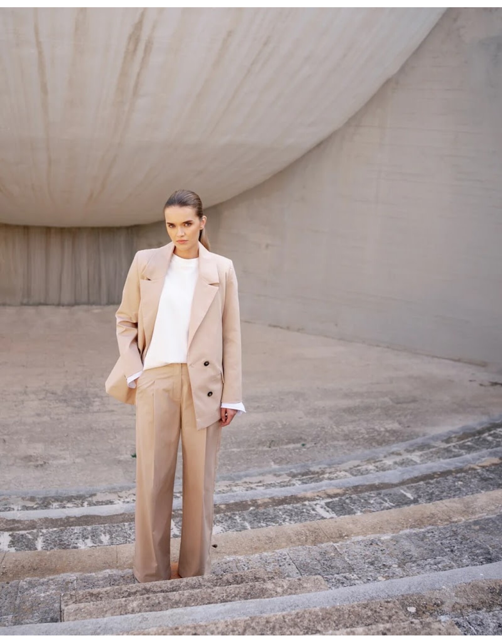 MARCH23 TROUSERS EDITH BEIGE