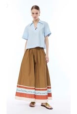 NENETTE 41BB-GREAT OLIO GONA MIDI BALZA STAMPATA TESSUTO