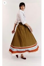 NENETTE 41BB-GREAT OLIO GONA MIDI BALZA STAMPATA TESSUTO