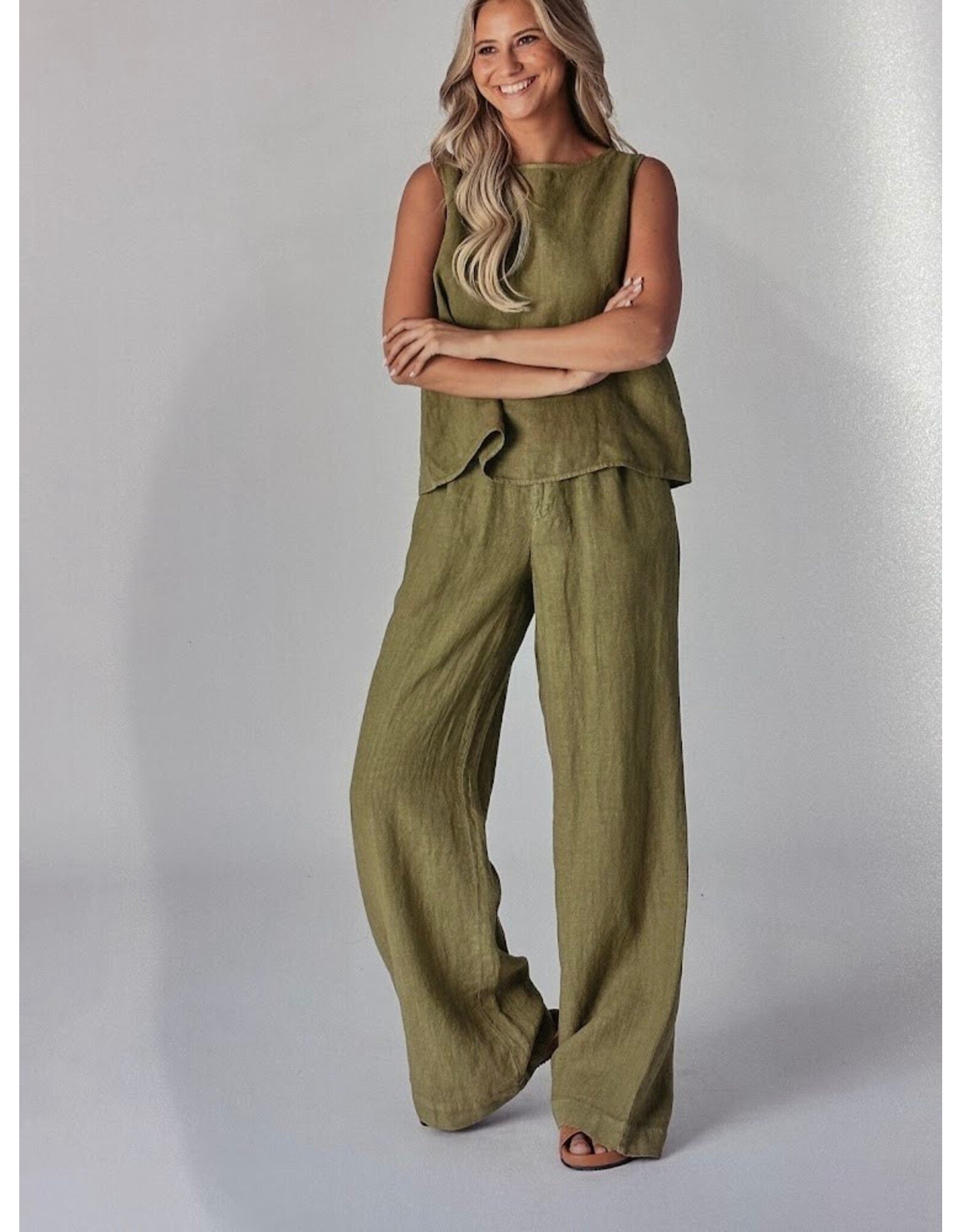 LALOTTI GOLA TOP OLIVE